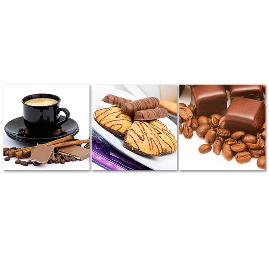 Canvas Print Coffee Sweets