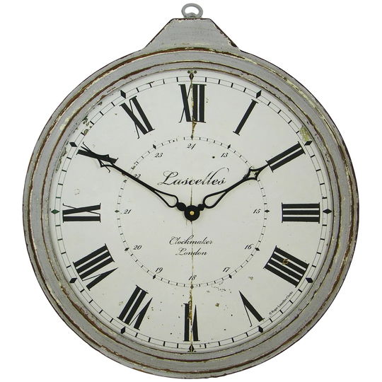 Antique Fob Style 43cm Wall Clock