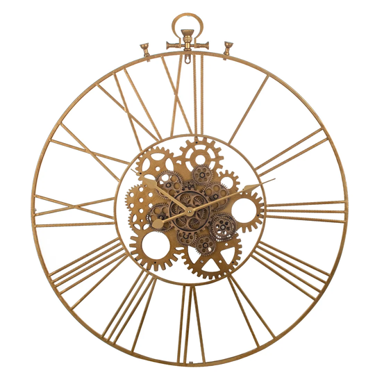 Oversized Pendrick 90cm Silent Wall Clock