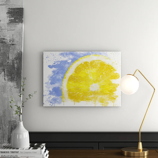 'Slice of Lemon' Graphic Art Print Poster