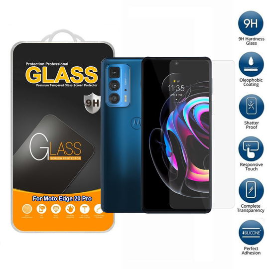 For Motorola edge 20 Pro Tempered Glass Screen Protector