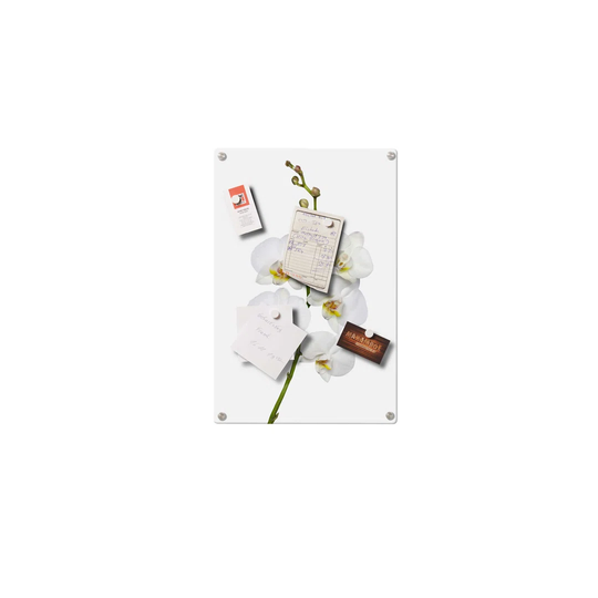 Orchid Magnetic Wall Mounted Photo Memo Board
