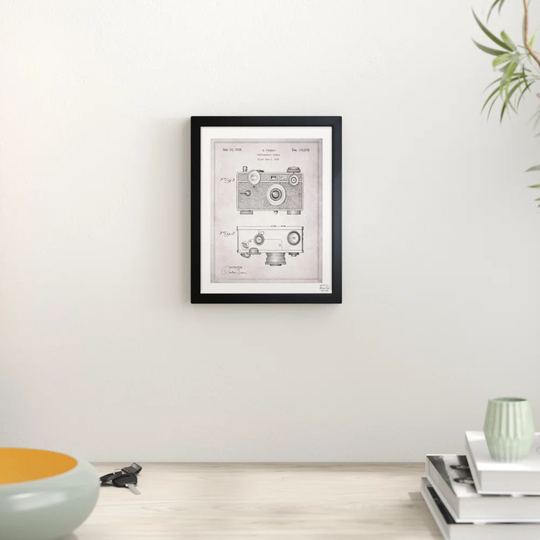 'Fassin Camera, 1938 - Gray' Framed Graphic Art Print