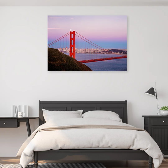 Canvas Print, Cities And Blue Architecture