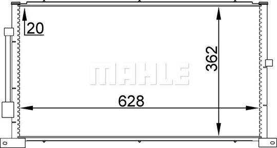 Condenser Air Conditioning 8FC351038-714 by BEHR