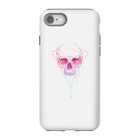 Balazs Solti Colourful Skull Phone Case for iPhone and Android - iPhone 8 - Tough Case - Matte