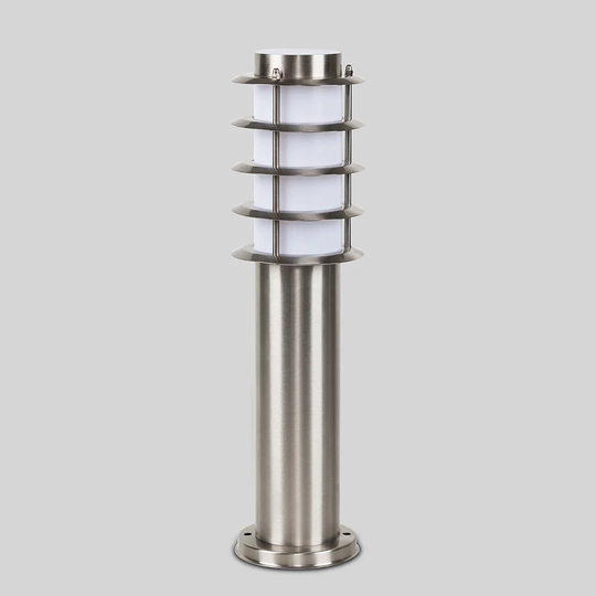 Wharf Silver 45'' H Hardwired Integrated LED Lamp Post