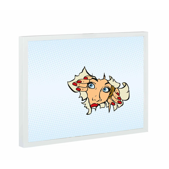 Pop Art Magnetic Wall Mounted Photo Memo Board