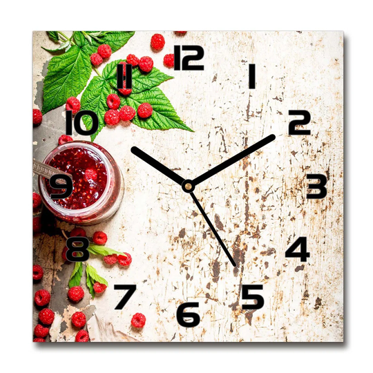 Raspberry Jam Silent Wall Clock