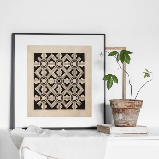 Ethnic Design N°4 - Picture Frame Graphic Art Print on Paper