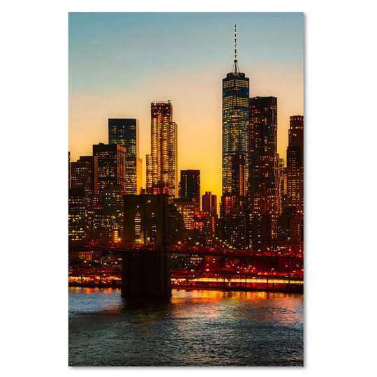 Canvas Print, Cities And Orange Architecture 16333