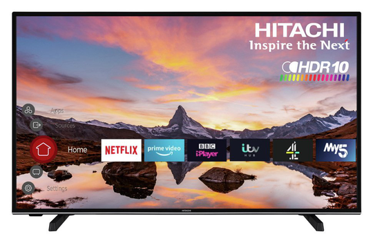 Hitachi 43 Inch 43HK6200U Smart 4K UHD HDR LED Freeview TV