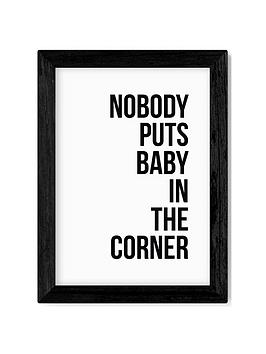 East End Prints Baby In The Corner By Native State Wall Art In 3 Size Options - Framed