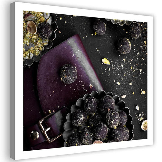 Canvas Print Truffle Chocolates