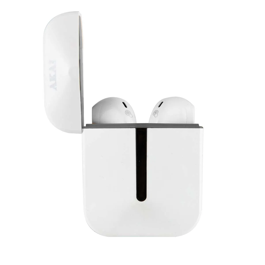Akai Wireless Bluetooth Earbuds With Charging Case White / Slate Grey