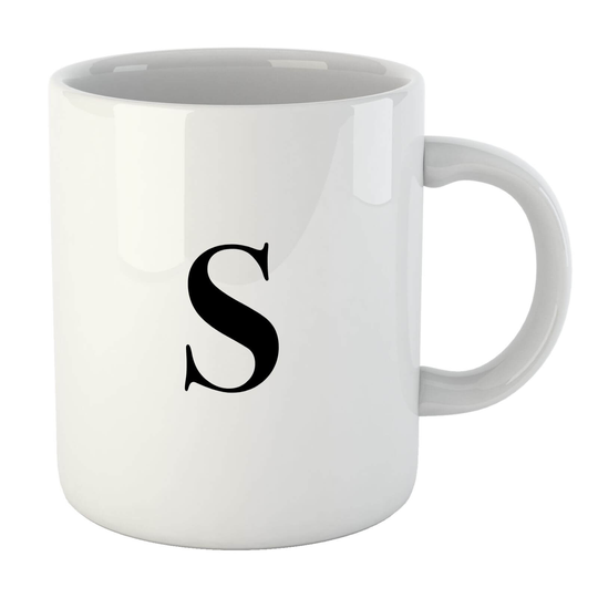 Bodoni Alphabet Mugs - S Mug