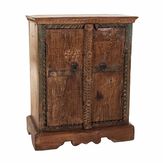 Carved Bedside Table
