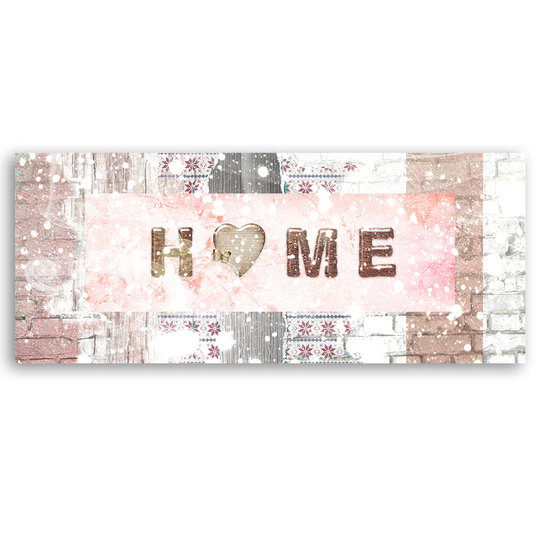 Canvas Print, Pink Quotes 16951