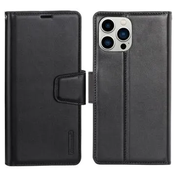Hanman Mill iPhone 14 Pro Wallet Case - Black