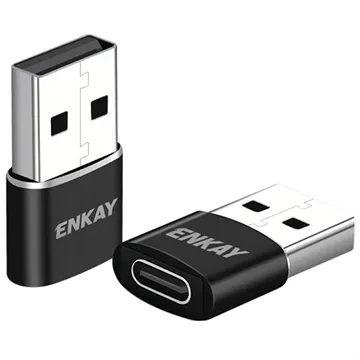 Enkay ENK-AT105 USB-A / USB-C Adapter - Black