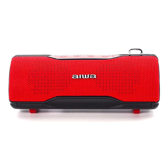 Aiwa BST-500RD True Wireless HyperBass WaterProof Bluetooth Speaker