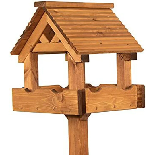 Riverside Woodcraft Lodge Bird Table