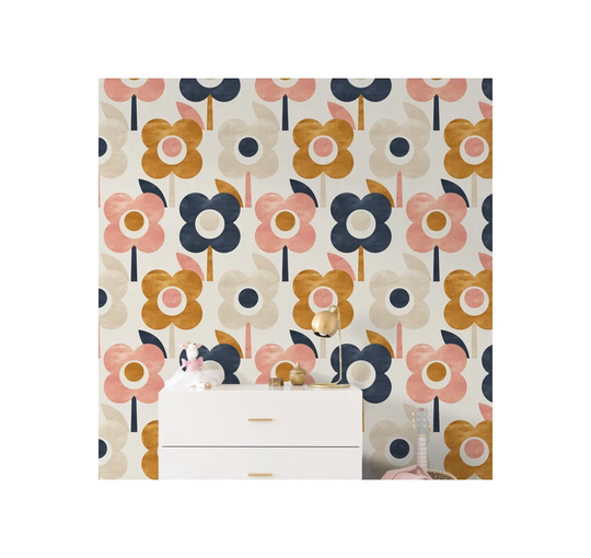 Ariyannah Scandinavianful Flowers Wallpaper