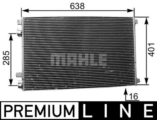 Condenser Air Conditioning 8FC351301-561 by BEHR