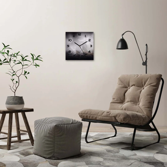 Dandelion Seeds Silent Wall Clock