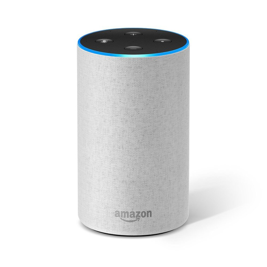 (Sandstone Fabric) All-new Amazon Echo (2nd generation)