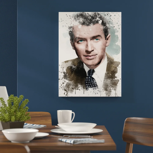 'James Stewart' Graphic Art Print Poster