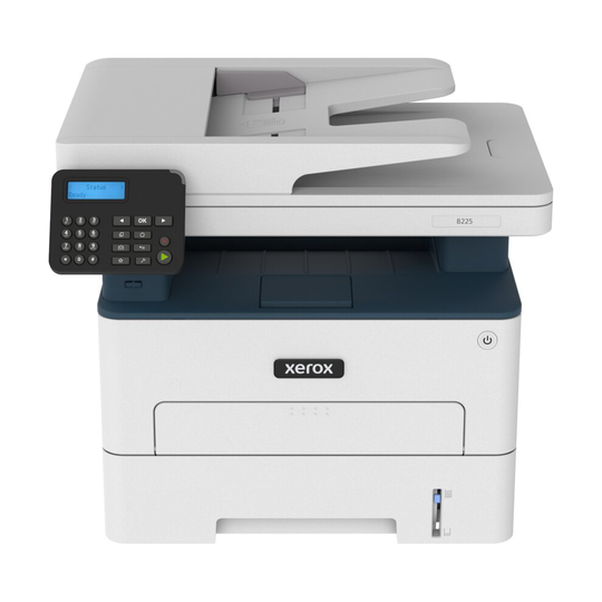 Xerox B225 A4 34ppm Wireless Duplex Copy/Print/Scan PS3 PCL5e/6 ADF 2 Trays Total 251 Sheets, UK