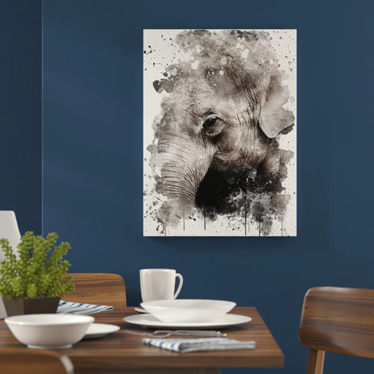 'Elephant' Graphic Art Print Poster