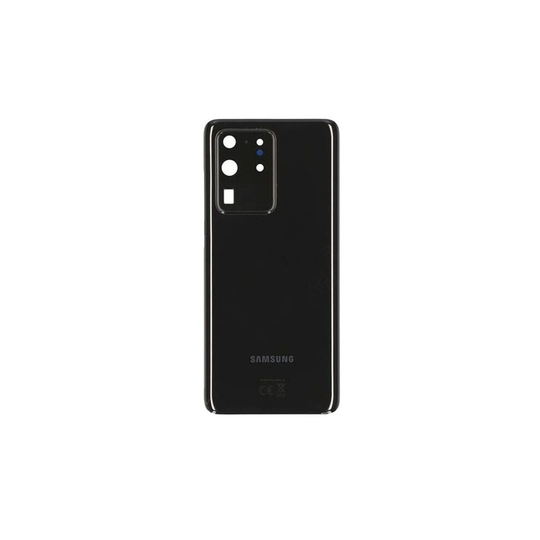 Genuine Samsung G988 Galaxy S20 Ultra Rear Back Glass / Battery Cover With Camera Lens - Cosmic Black GRADE A