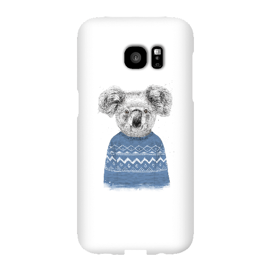 Balazs Solti Koala And Jumper Phone Case for iPhone and Android - Samsung S7 Edge - Snap Case - Gloss