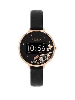 Radley Series 3 Smart Ladies Black Leather Strap Smart Watch