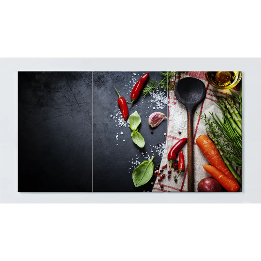 Spices Motif Magnetic Wall Mounted Cork Board