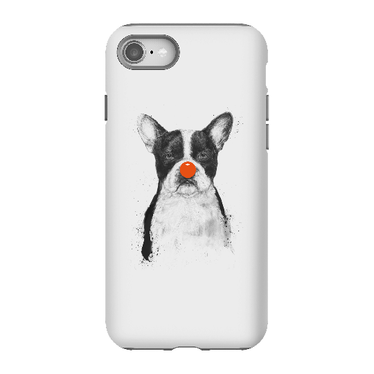 Balazs Solti Red Nosed Bulldog Phone Case for iPhone and Android - iPhone 8 - Tough Case - Matte