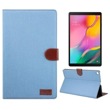 Samsung Galaxy Tab A 10.1 (2019) Jeans Folio Case - Baby Blue