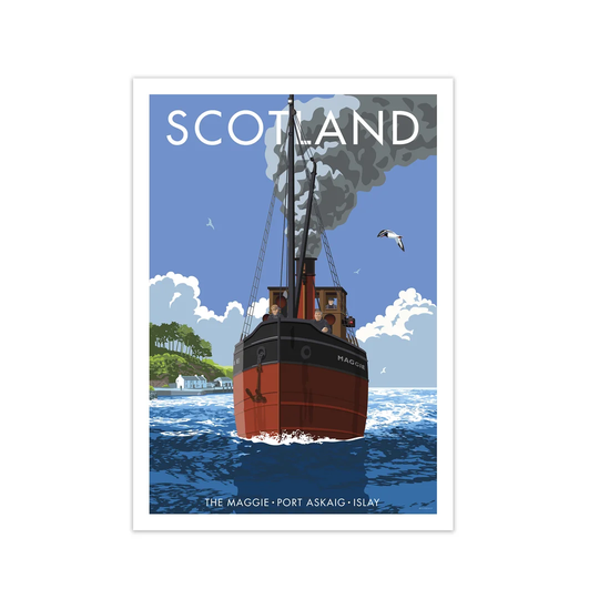 'Scotland the Maggie' Graphict Art by Stephen Millership