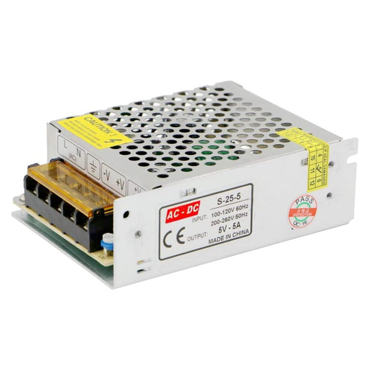 AC 110V/220V to DC 5V 5A 25W Switching Power Supply AC-DC Power Adapter Transformer(5V 5A)