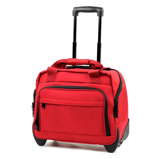 Members by Rock Luggage Essential Laptop Case on Wheels - Red
