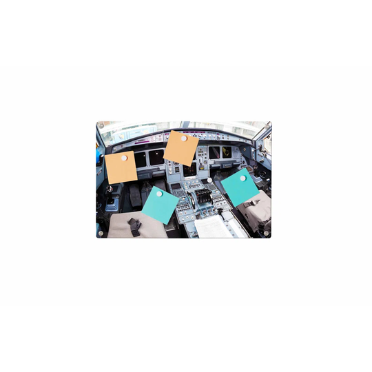 Airplane Cockpit Magnetic Wall Mounted Photo Memo Board