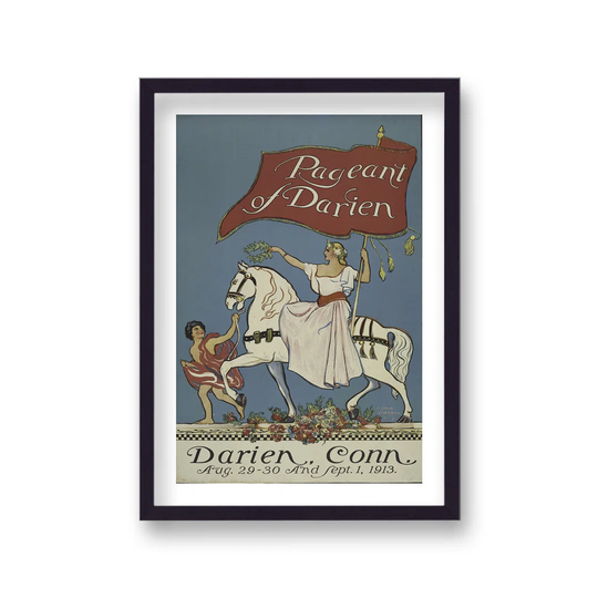 Vintage Advertising Print Pageant Of Darien
