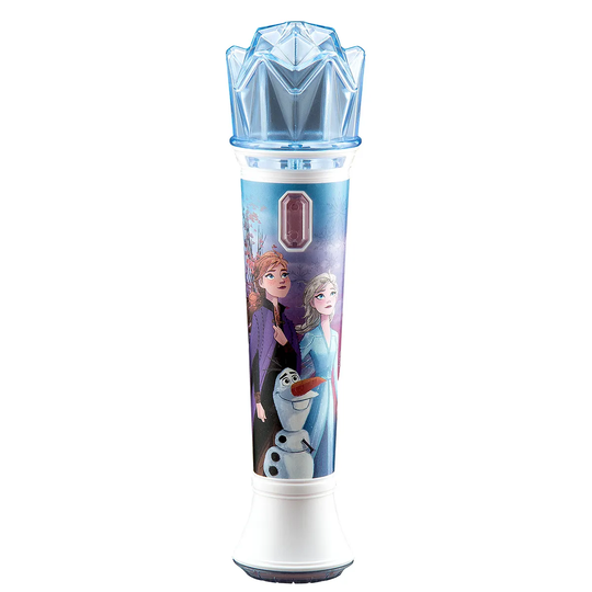 eKids Frozen 2 MP3 Sing-along Karaoke Microphone with Built-in Speaker