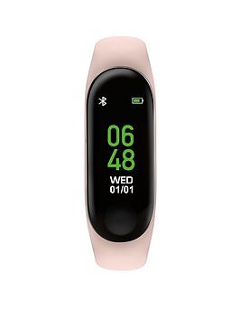 Reflex Active Series 1 Activity Tracker with Colour Touch Screen and Pink Silicone Strap, Pink, Women