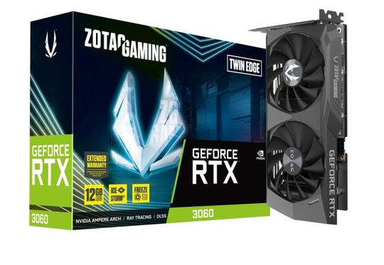 Zotac GeForce RTX 3060 12GB TWIN EDGE Ampere Graphics Card