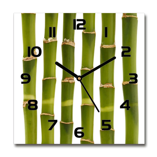 Haset Bamboo Silent Wall Clock
