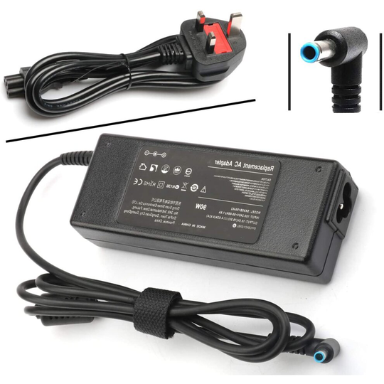 Laptop Charger Adapter for HP 250-G7 250-G6 G5 G4 350-G2 EliteBook ProBook G3 G4 G5 G6 G7 Series 430 440 450 455 470 640 645 655 with Blue Tip 4.5mm