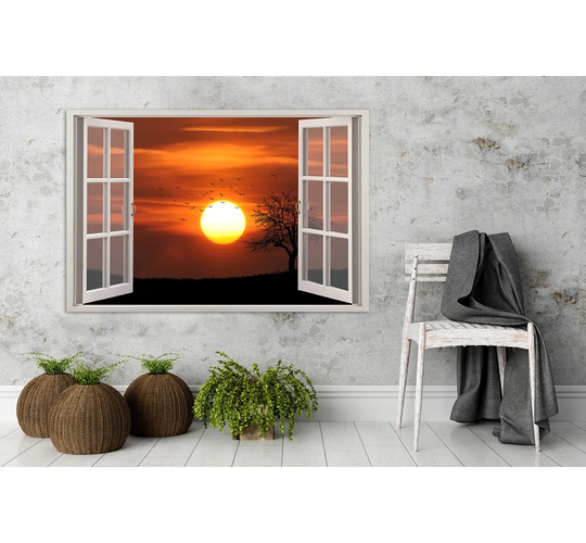 Canvas Print, Red Landscapes